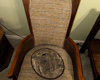 One of two MCM arm chairs.