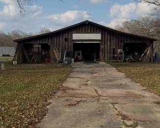 Barn full of projects and pieces