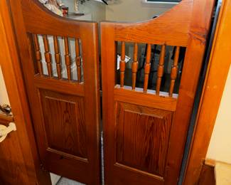 Second set of double swinging saloon doors