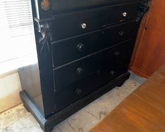 Empire style chest needs a bit of cosmetic work.