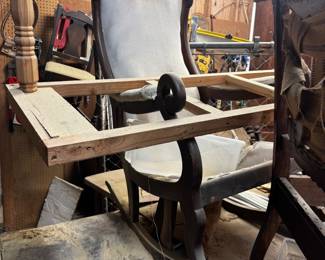 Project rocker. Add seat and new fabric