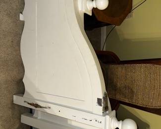 Wooden day bed with springs. No mattress