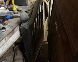 Headboard. I see a bench in its future