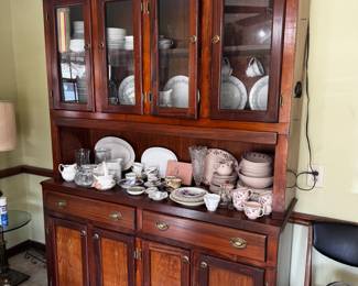 Handcrafted china cabinet