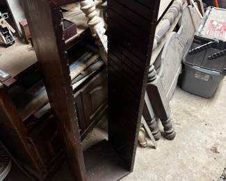 Under cabinet mount plate rack. Add slats for division