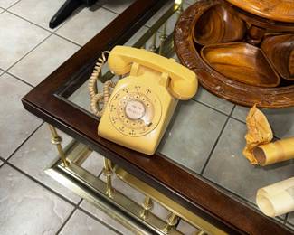 The good old days of a rotary phone. Oh how full filling it was to slam that phone down when you were mad!