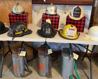 Helmets & Back Pack Water Cans