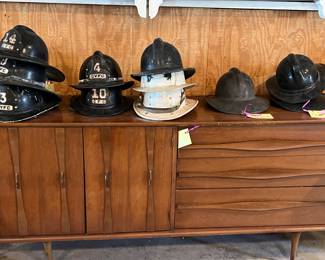 Fire Helmets - F58. MCM Headboard										58” W