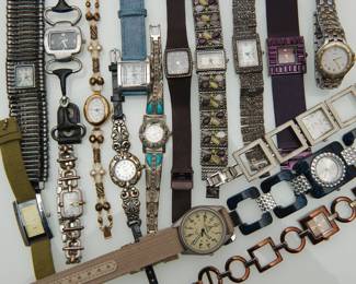 Some of the fabulous women's watches at this estate sale - fashion for any style