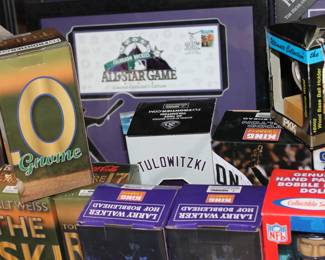 All Star Game Limited collectors edition  Bobble heads and Gnomes