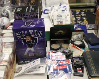 Medallions Silver Medallion, Tons of pins for broncos and Rockies