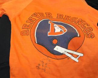 Old School Baby Bronco shirt signed