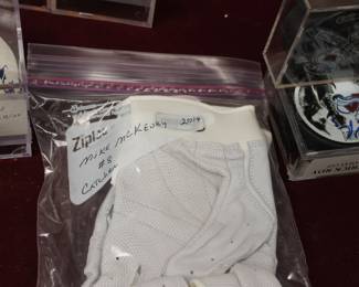 Signed catchers gloves