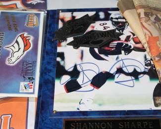 Signed Shannon Sharpe