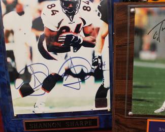 Signed by Shannon Sharpe