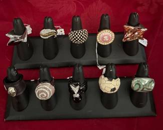 Assorted Rings - some Sterling 