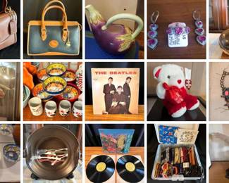 EWA BEACH ESTATE CTBids Online Auction • Bidding Ends 03/05/26 • Pickup 03/07/26   This estate auction features an exquisite collection of vintage, handmade and modern costume jewelry, designer clothing and bags, vintage collectible Asian pottery, ceramic and porcelain pieces and others from around the world, high-end furnishings, vintage vinyl records including The Beatles, Elvis, famous Japanese singers, disco & more, a coin collection, books, kitchen goods and gadgets and table top appliances, and so much more! Be sure to view every lot, you will find hidden treasure!