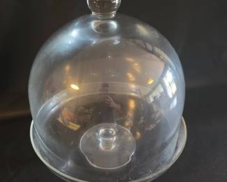EBE146 - Clear Glass Cloche Tray