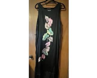 EBE227 100% Silk Anela Honolulu Dress (1990’s)
