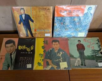 EBE080 - Vintage Japanese Vinyl Lot (5 LPs) – Frank Nagai & Yukio Hashi