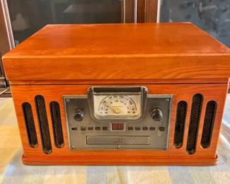 EBE053 Crosley Radio, CD, Tape, And Record Player 