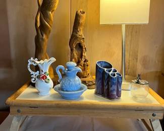 EBE191 Decor Galore! Wooden, Metal, Glass, & Ceramic Items 