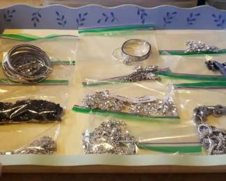 EBE106- Costume Jewelry Necklaces And Bracelets