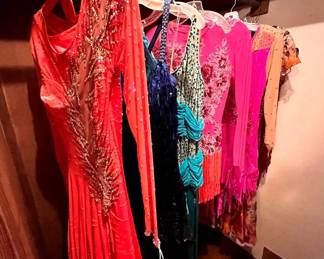 EBE235 Huge Lot Handmade Ballroom And Costume Pieces! 