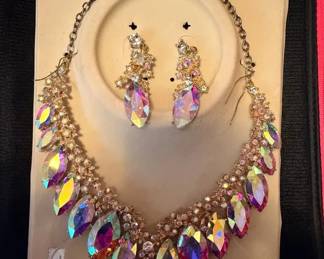 EBE159 - Christina Collection Aurora Borealis Costume crystals