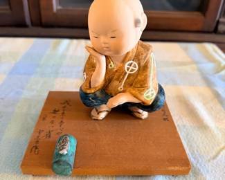 EBE025 - Japanese Hakata clay doll