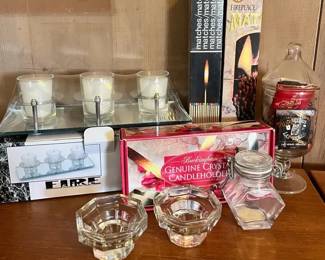 EBE167 Beautiful Candles And Candle Holders 