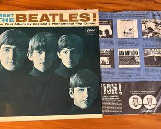 EBE054 Original 1964 Vinyl Record: Meet The Beatles 