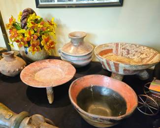 Early earthenware artifacts