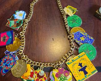 Fiesta medals necklace
