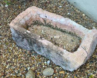 Stone planter, bird feeder, or water trough