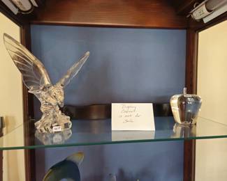 Baccarat eagle, Steuben Apple