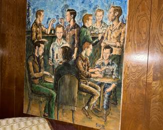 original oil done by Mr Moon 1953 