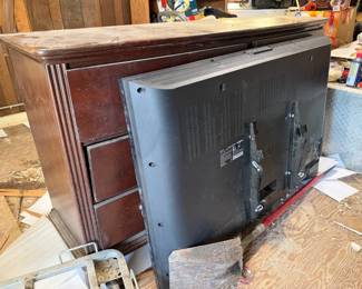 Dresser and TV