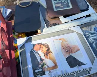 Bridal picture frame