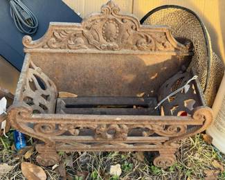cast iron basket