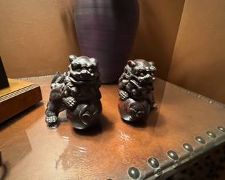 Foo dog figurines 