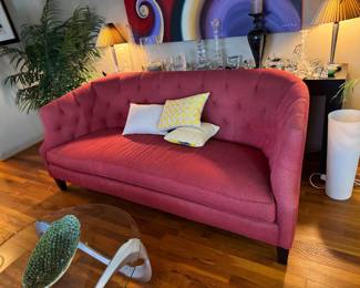 Crate and Barrel MCM styled couch. 7 feet long and in excellent shape!