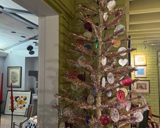 Lalique ornament tree - each ornaments is sold separately.