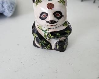 Cloissone Brass Bear