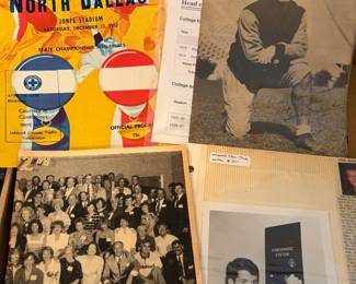 Misc: 1950’s football program, longtime LSU coach signed pic, Star Trek actor