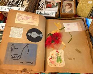 1950’s, early 60’s teenage scrapbook