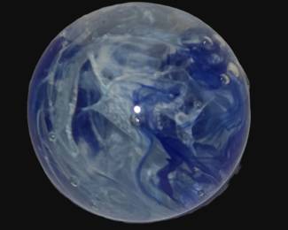 blown glass paperweight 