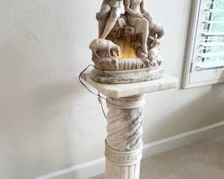 Antique statue made of carerra marble
