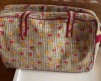 Vintage Fruit Print Bag
