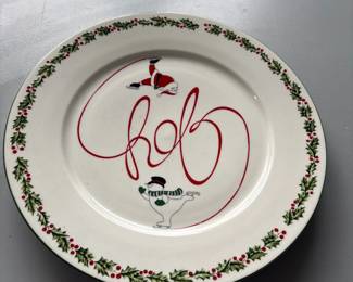 International Silver Company JOY Christmas Plate
